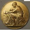 Médaille Ministère du Travail décernée en 1973 argent doré