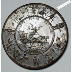 Médaille, Louis XIII Naissance du Dauphin, par Molart ZODIAC 1638, lartdesgents.fr