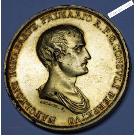 Médaille, Bonaparte, Pont sur la Durance AN XI 1803, lartdesgents.fr