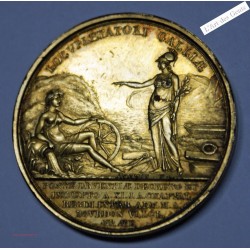 Médaille, Bonaparte, Pont sur la Durance AN XI 1803, lartdesgents.fr