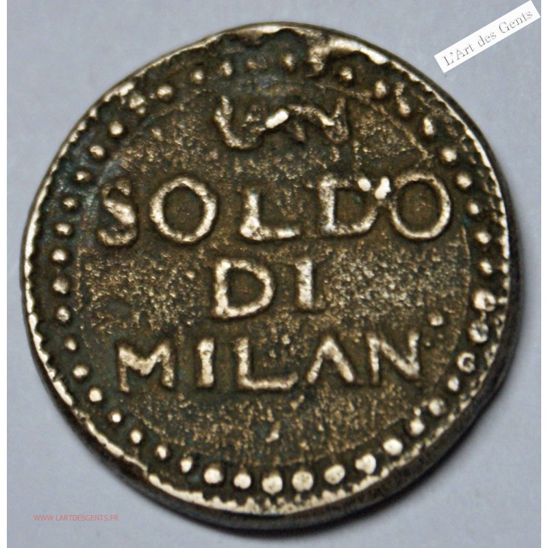 Italie, Soldo de Milan siège de Mantova An 7, lartdesgents.fr