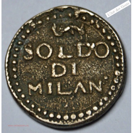 Italie, Soldo de Milan siège de Mantova An 7, lartdesgents.fr