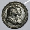 Médaille, Louis XVI Marie Antoinette Allemagne 1793 par Reich , lartdesgents.fr