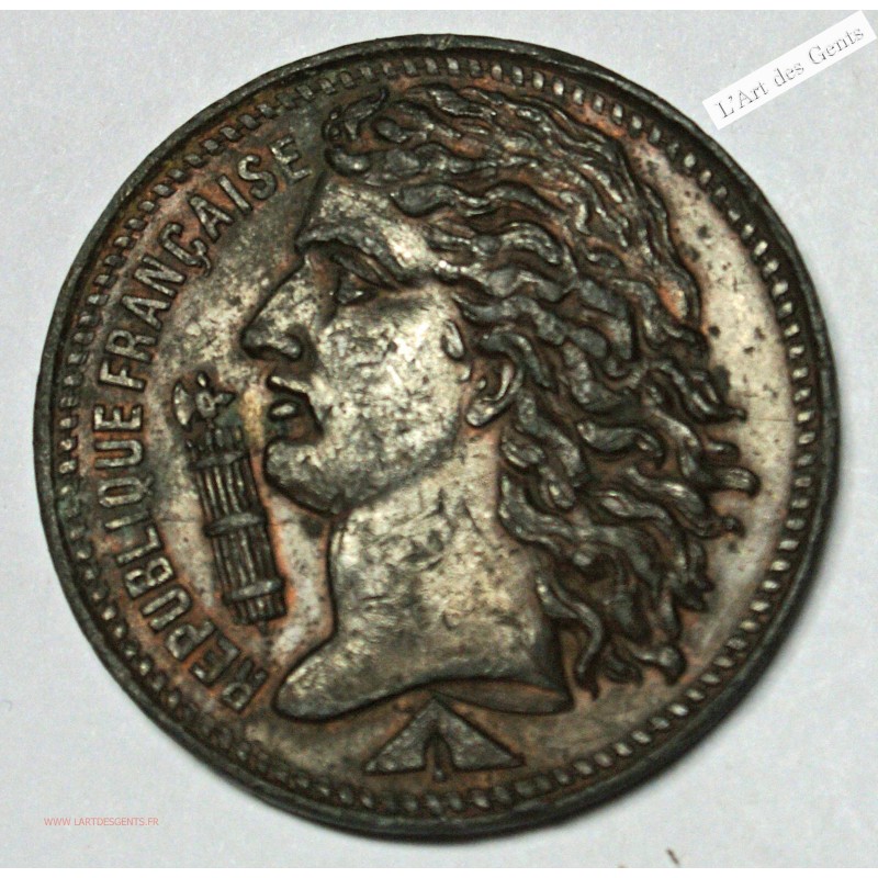Médaille, Gardes nationale acclamant la commune 1871, lartdesgents.fr