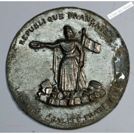 Médaille, Banquet Fraternel 1850, lartdesgents.fr