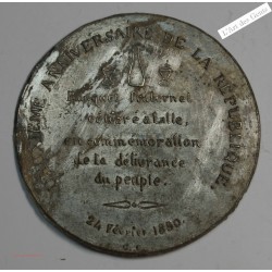 Médaille, Banquet Fraternel 1850, lartdesgents.fr