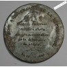 Médaille, Banquet Fraternel 1850, lartdesgents.fr