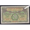 Billet ALGERIE 20 Francs SUP 4-6-1948 n°Z.272 746 lartdesgents.fr
