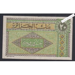 Billet ALGERIE 20 Francs SUP 4-6-1948 n°Z.272 746 lartdesgents.fr