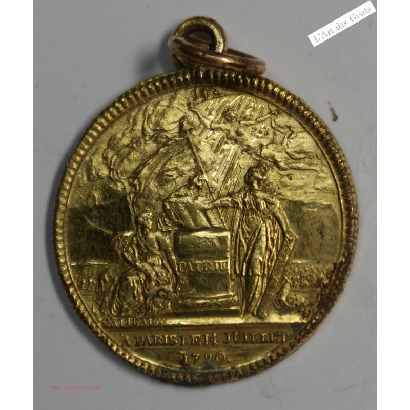 Médaille, Confédération des François 1790 , lartdesgents.fr
