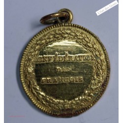 Médaille, Confédération des François 1790 , lartdesgents.fr