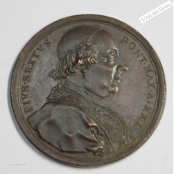 Médaille, PIE VI suppression de l’Église gallicane,1795/96 , lartdesgents.fr