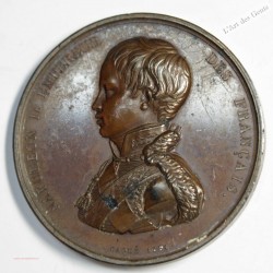 Médaille, Napoléon II 1854 par Caqué , lartdesgents.fr