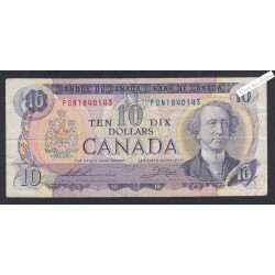 Billet Canada 10 Dollars - FDN1840143 - 1971 - lartdesgents.fr