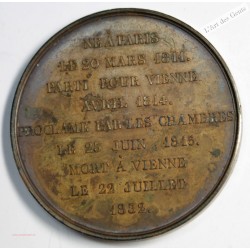 Médaille, Napoléon II 1854 par Caqué , lartdesgents.fr