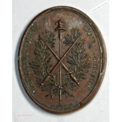 Médaille ovale, la Nation, la Loi, le Roi, par Trébuchet , lartdesgents.fr