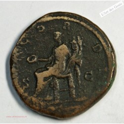 Sesterce Claudius Albinus 194 AC Concordia Ric 62 , lartdesgents.fr