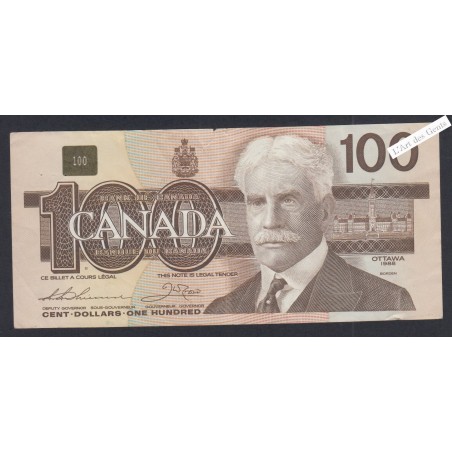 Billet Canada 100 Dollars - AJS2196148 - 1988 - lartdesgents.fr