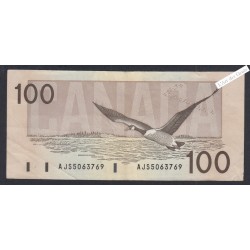 Billet Canada 100 Dollars - AJS5063769 - 1988 - lartdesgents.fr