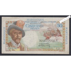 Billet Martinique 50 Francs - T.5 54176 - 1947 - lartdesgents.fr