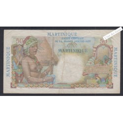 Billet Martinique 50 Francs - T.5 54176 - 1947 - lartdesgents.fr