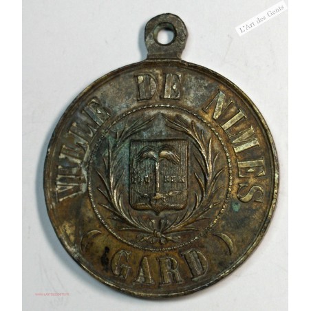 Plaque de métier  : Portefaix pour Nîmes par Gaude et Girot, lartdesgents.fr