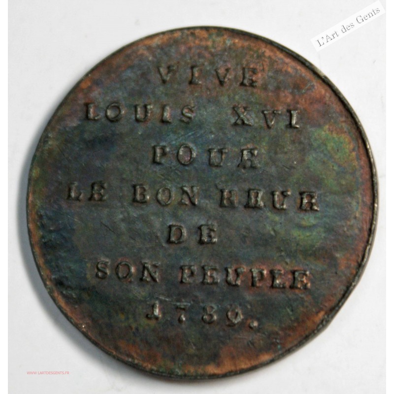 Médaille, Ouverture des états généraux de Versailles,1789, lartdesgents.fr