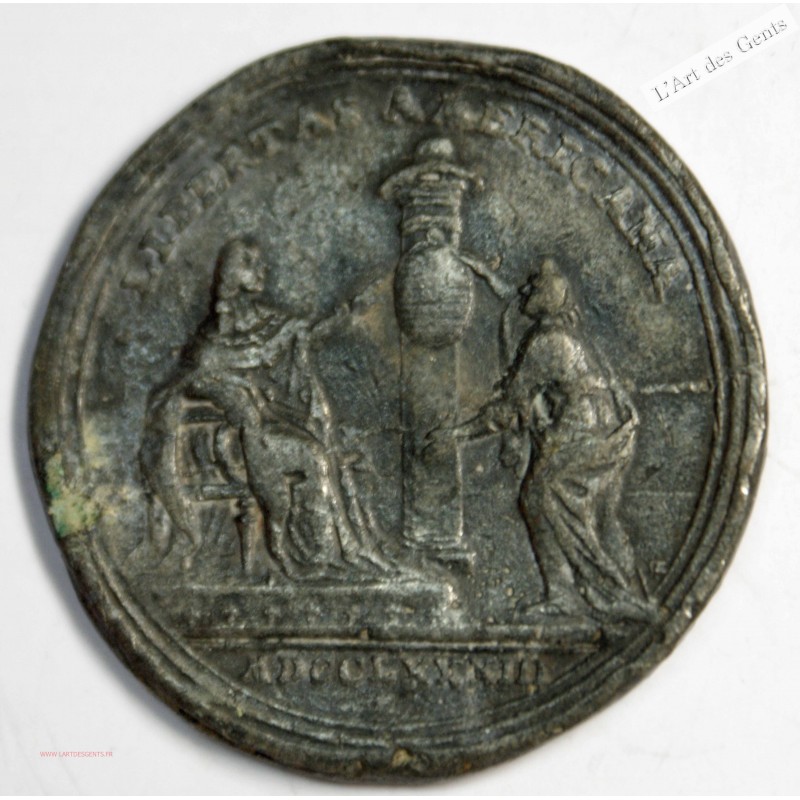 Médaille, Versailles Libertas Américan 1783 Variante, lartdesgents.fr