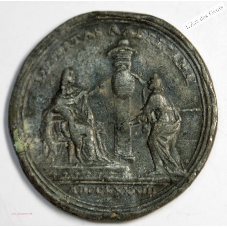 Médaille, Versailles Libertas Américan 1783 Variante, lartdesgents.fr
