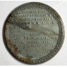 Médaille, Salut public Echafaud,1849, lartdesgents.fr