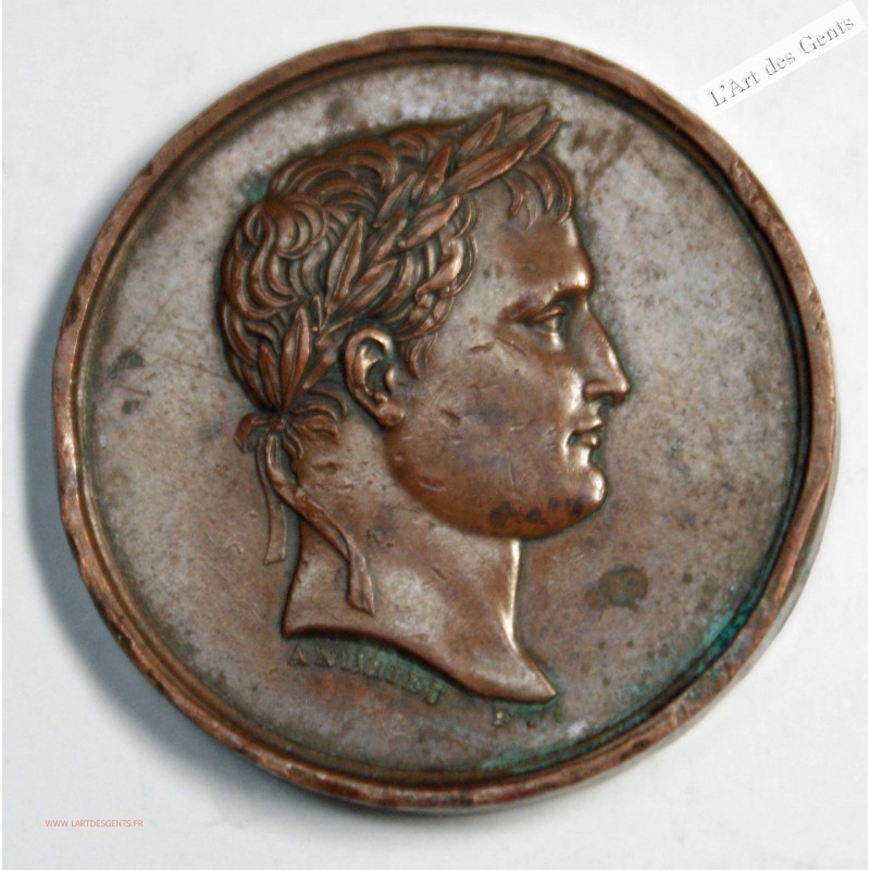 Médaille, Musée Napoléon Bonaparte par Andrieu F., lartdesgents.fr