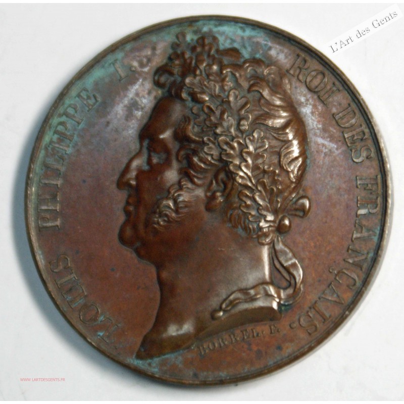 Médaille L. Philippe 1831 Panthéon, lartdesgents.fr