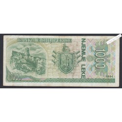 Billet Albanie 1000 leke - AN 430497 - 1994 - lartdesgents.fr