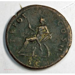 Dupondius de Trajan 98-117 ap. J.C. RIC 398, lartdesgents.fr