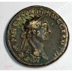 Dupondius de Trajan 98-117 ap. J.C. RIC 398, lartdesgents.fr