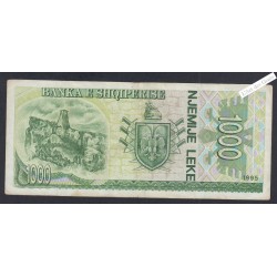 Billet Albanie 1000 leke - FD 860777 - 1995 - lartdesgents.fr