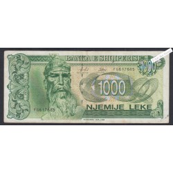 Billet Albanie 1000 leke - FD 860777 - 1995 - lartdesgents.fr