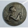 Médaille, argent Musique lyre par L.O Mattei, lartdesgents.fr