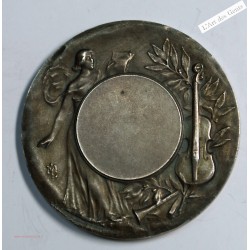Médaille, argent Musique lyre par L.O Mattei, lartdesgents.fr