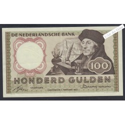 Billet Pays bas 100 Gulden - I J W073170 - 1953 - TTB+ - lartdesgents.fr