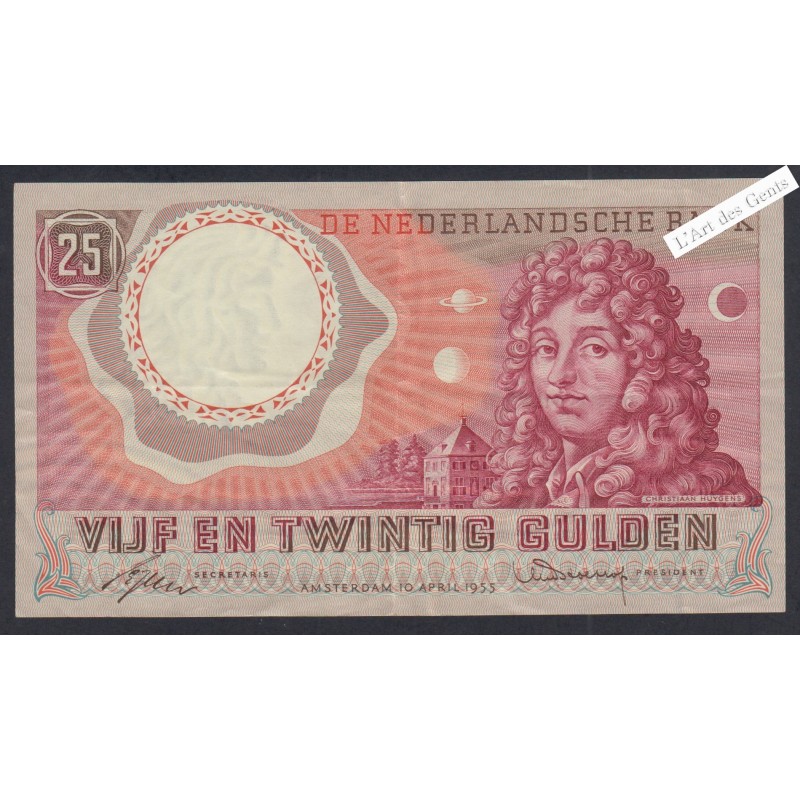 Billet Pays bas 25 Gulden - AYA 003461 - 1955 - lartdesgents.fr