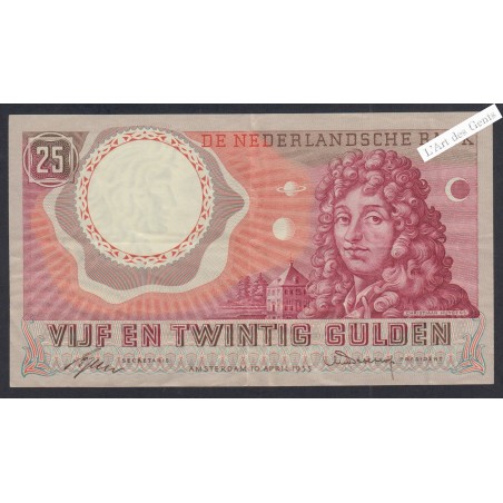 Billet Pays bas 25 Gulden - AYA 003461 - 1955 - lartdesgents.fr