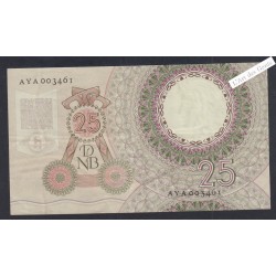 Billet Pays bas 25 Gulden - AYA 003461 - 1955 - lartdesgents.fr