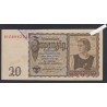 Billet Allemagne 20 Reichsmark - H.08962737- 1939 - lartdesgents.fr