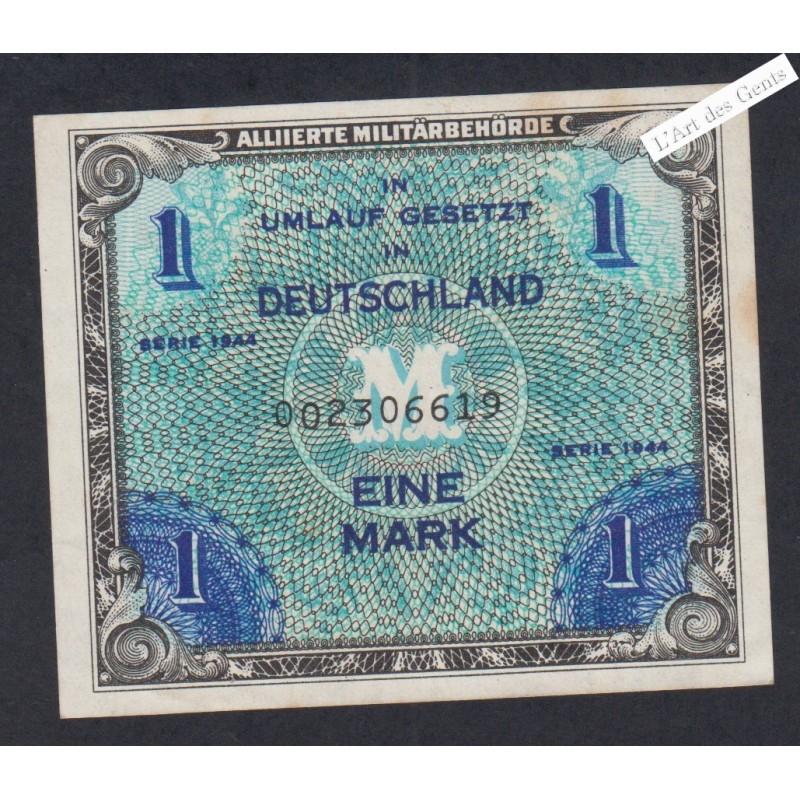 Billet Allemagne 1 Mark - n°002306619- 1944 - lartdesgents.fr