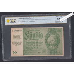 50 Reichsmark 1933 (1945) Uncancelled - E.06647727- AUNC 55 - lartdesgents.fr