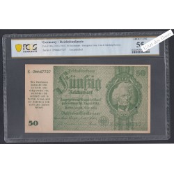 50 Reichsmark 1933 (1945) Uncancelled - E.06647727- AUNC 55 - lartdesgents.fr