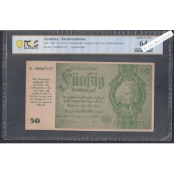 50 Reichsmark 1933 (1945) Uncancelled - E.06647727- AUNC 64 - lartdesgents.fr