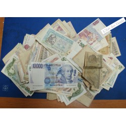 Lot de 270 billets d'Italie de 500 Lire à 10000 Lire - lartdesgents.fr