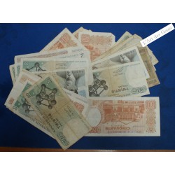 Lot de 37 billets de Belgique 20 francs à 50 francs belges- lartdesgents.fr